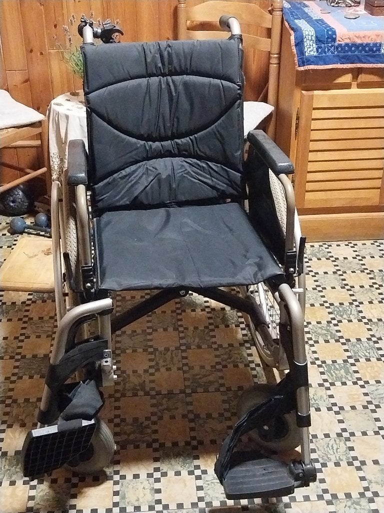 Rolstoel, Diversen, Rolstoelen, Ophalen of Verzenden, Inklapbaar, Zo goed als nieuw, Handbewogen rolstoel