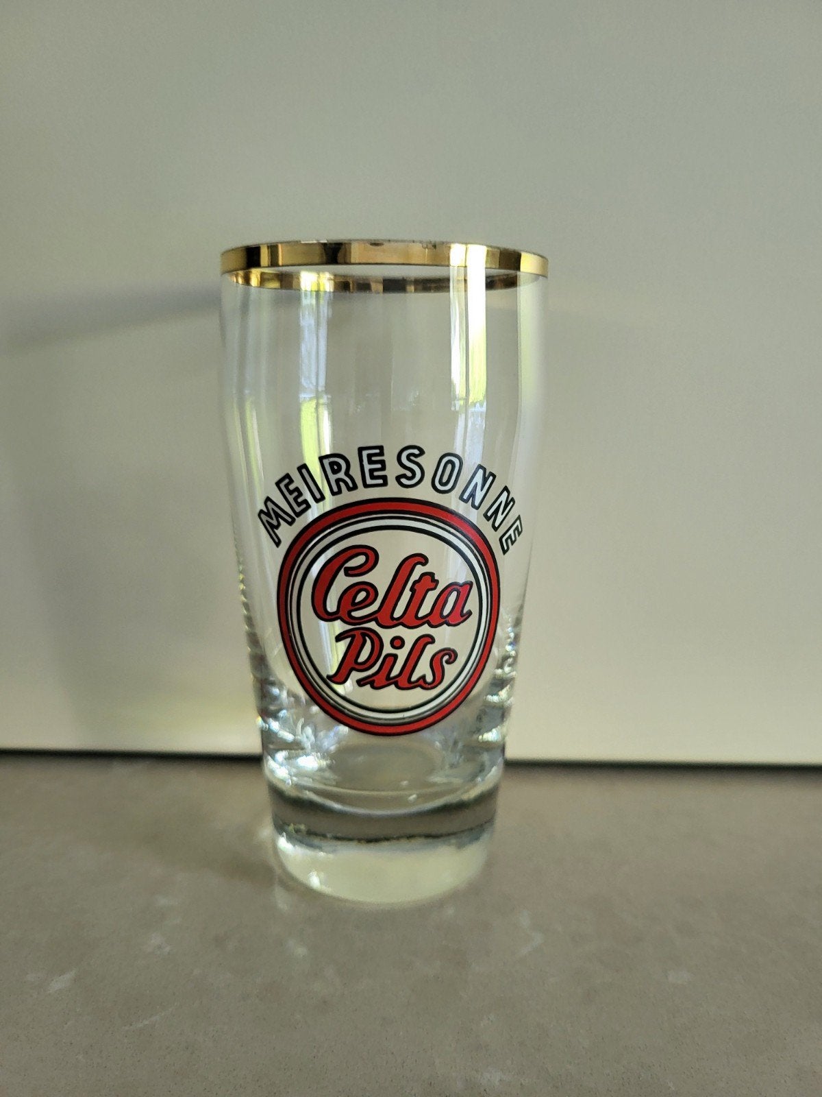 Oud glas Celta pils, Verzamelen, Ophalen of Verzenden, Gebruikt, Bierglas
