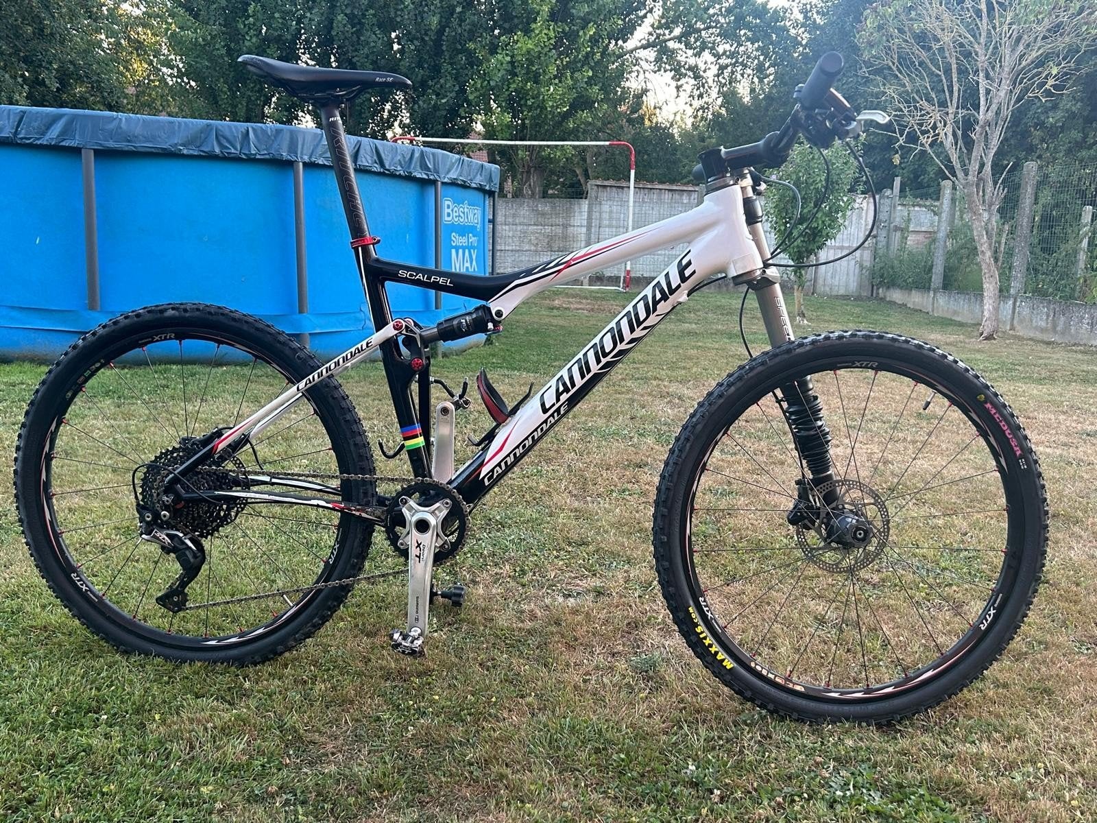 full suspension carbon mountainbike Cannondale MTB VTT jonge, Fietsen en Brommers, Ophalen