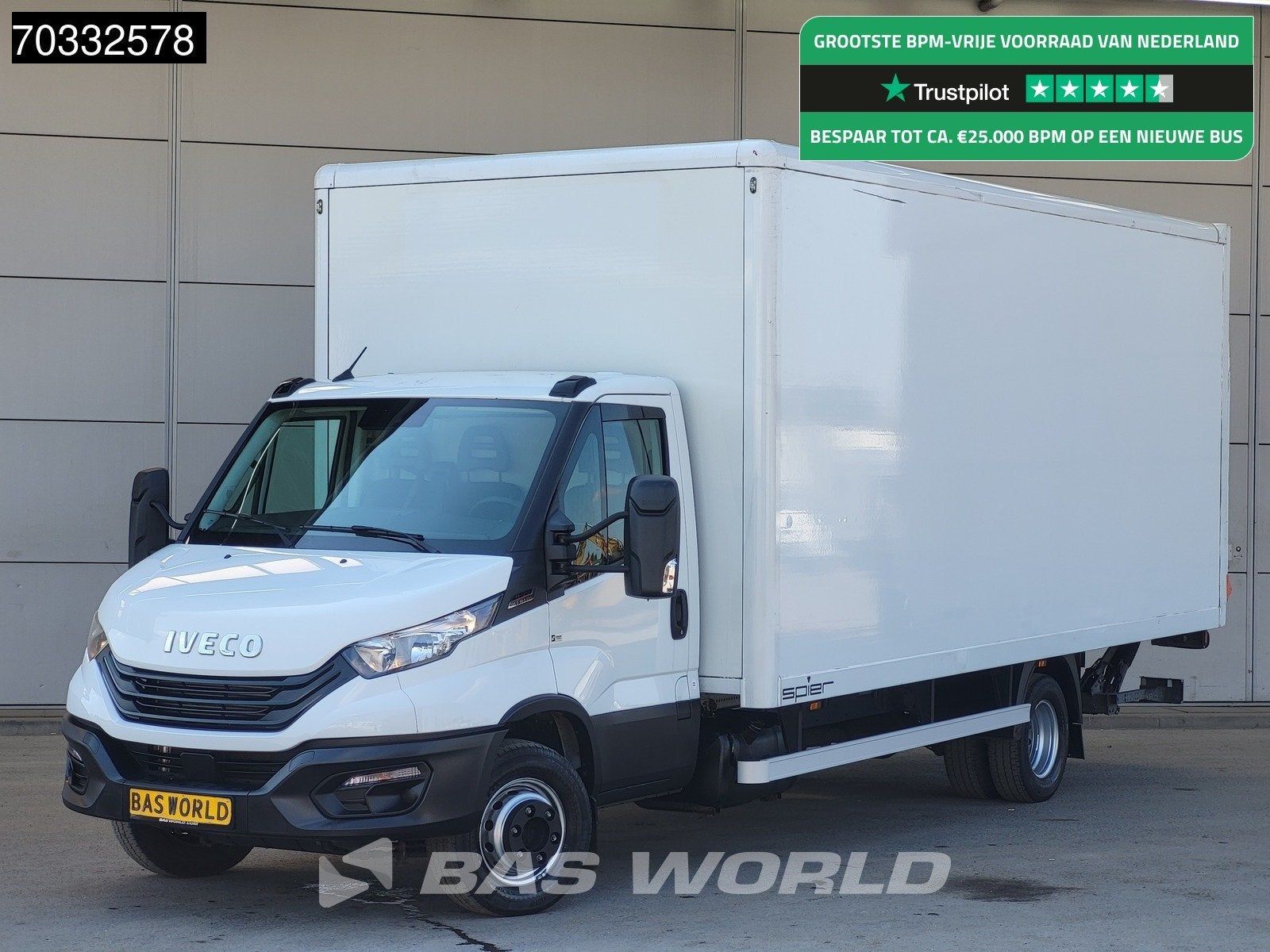Iveco Daily 70C21 3.0L Automaat 1000KG Laadklep Luchtvering, Achat, Euro 6, Entreprise, 3920 kg