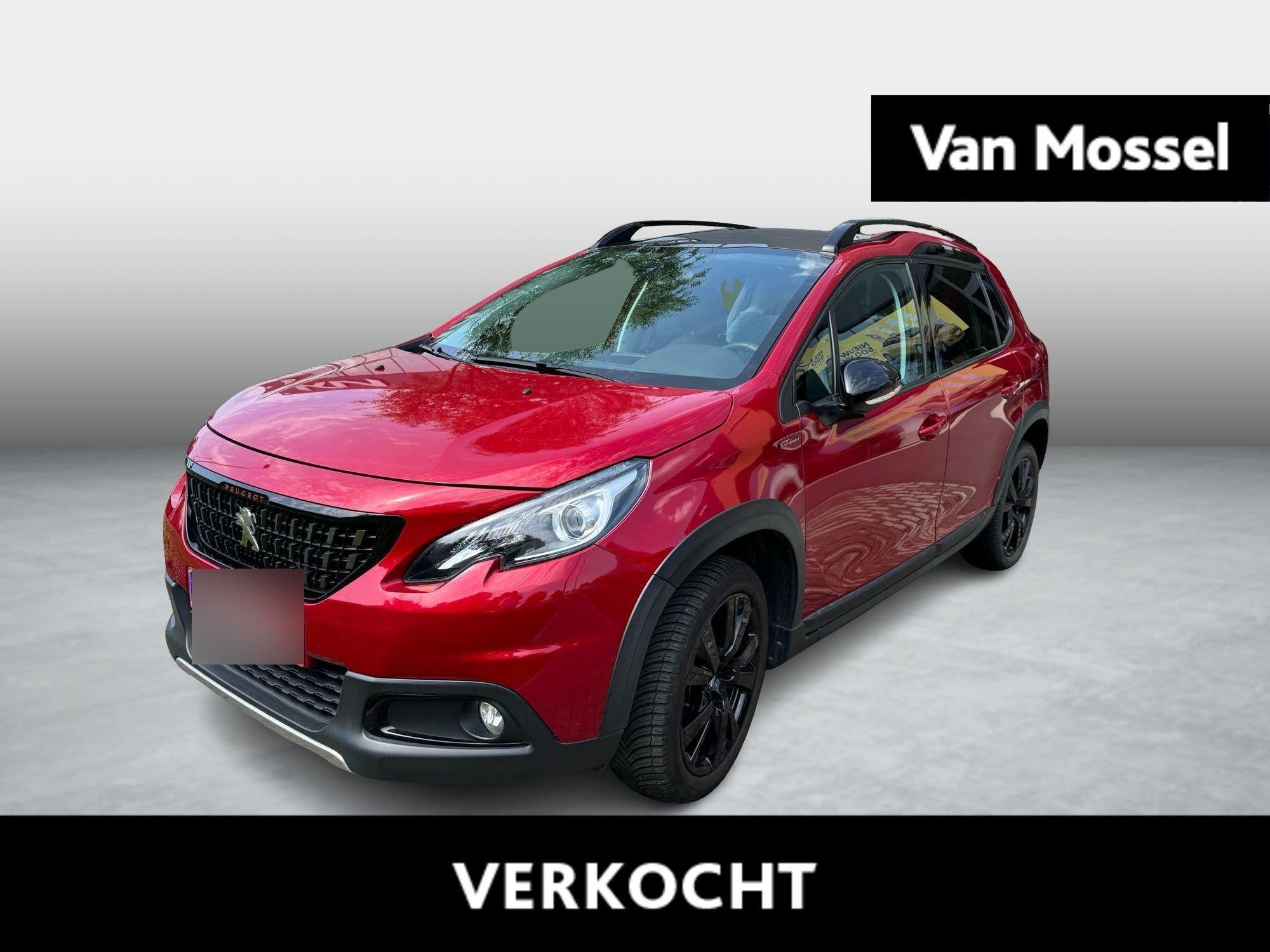 Peugeot 2008 1.2 Puretech 96kW S&S GT Line, Autos, Rouge, 1250 kg, Entreprise, 5 portes