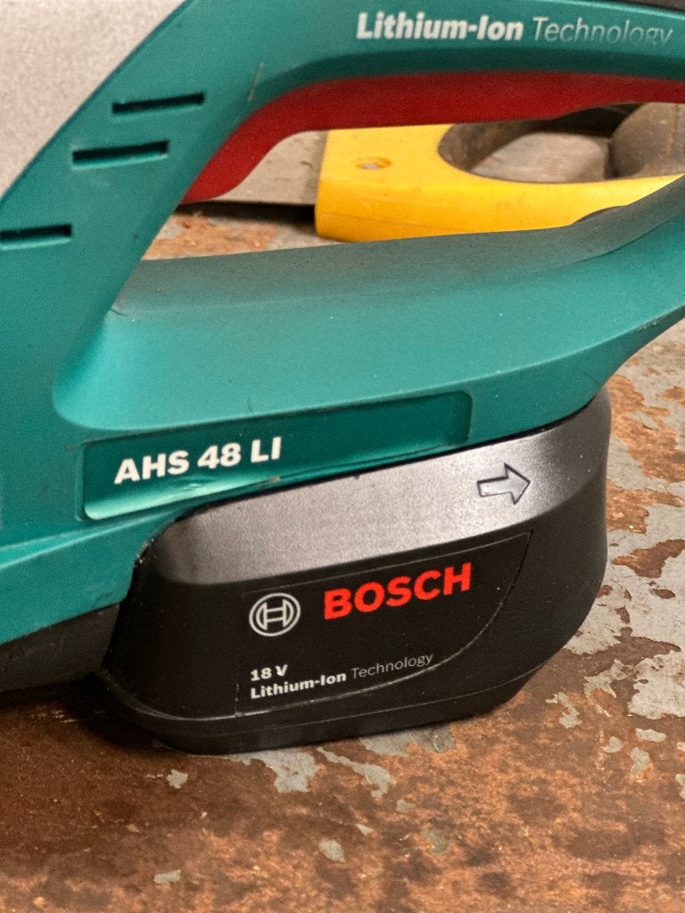 Snoeischaar accu bosch (groen) 50cm, Tuin en Terras, Ophalen, Gebruikt, Accu, Bosch