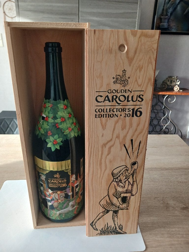 gouden carolus 2 literfles, Enlèvement ou Envoi, Utilisé, Bouteille(s), Autres marques