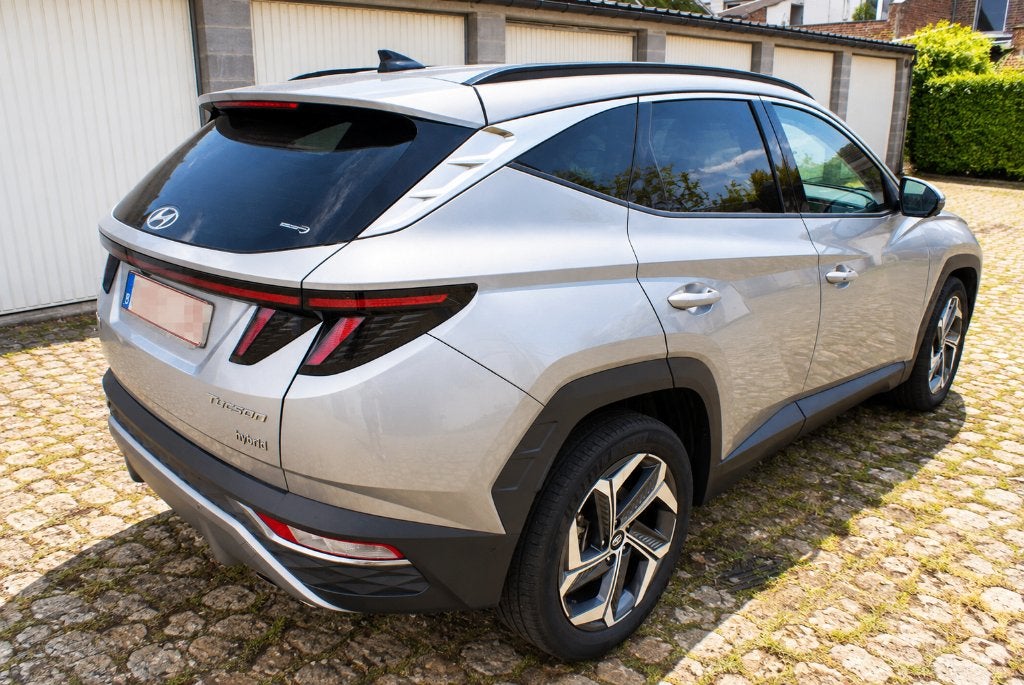 Hyundai Tucson Hybrid Shine | 2024 | Cuir | Attelage de remo, Autos, Cuir, Argent ou Gris, Achat, Euro 6
