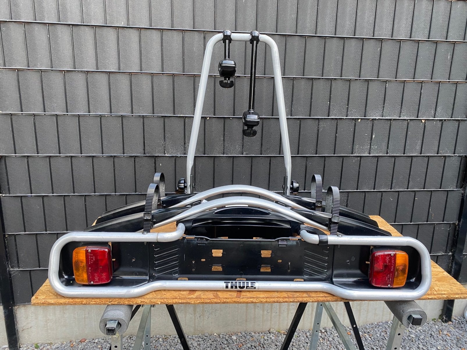Fietsdrager Thule voor 2 gewone fietsen, Ophalen, Gebruikt