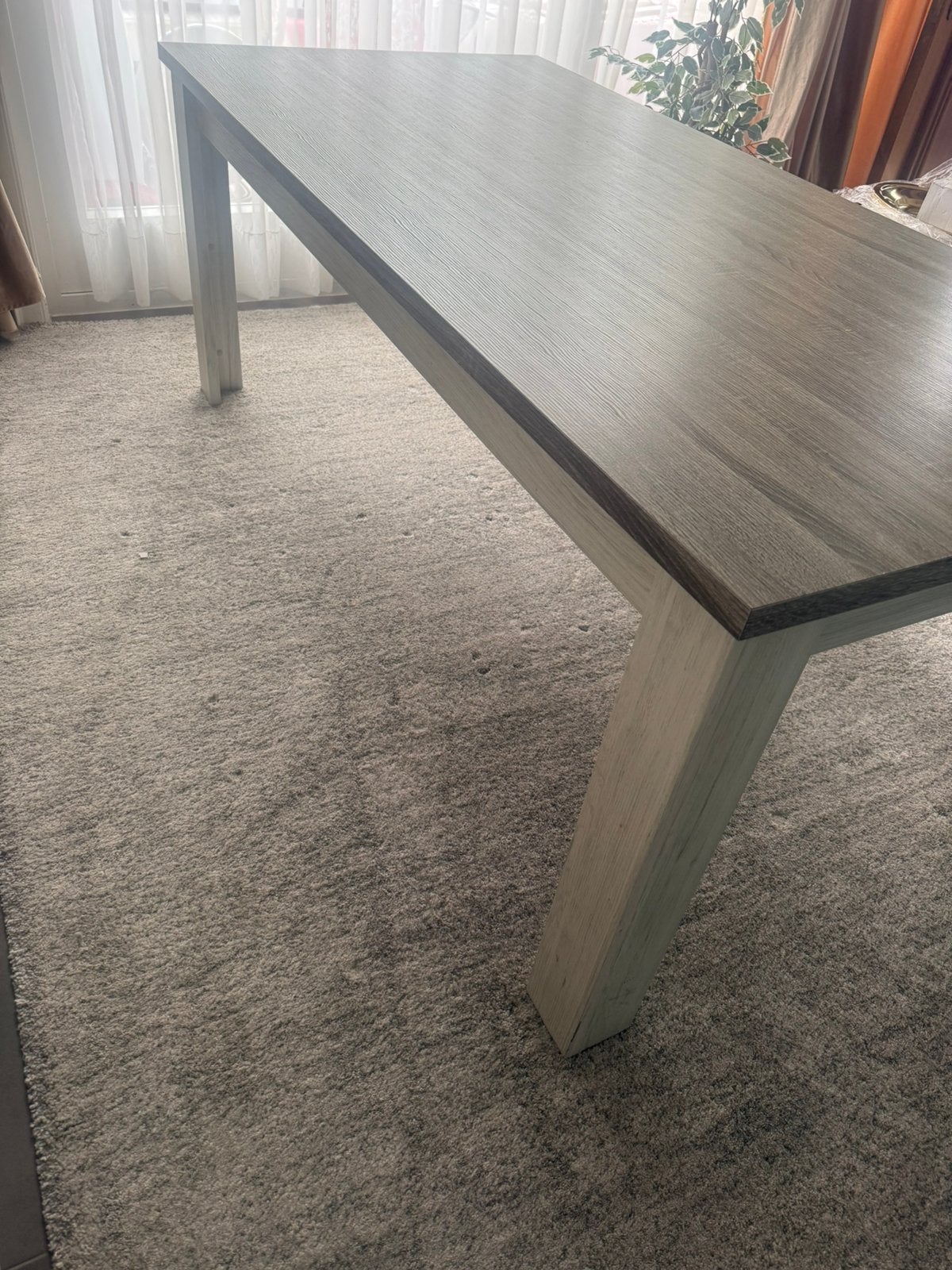 Table de salle a manger (1M90 sur 90cm), Huis en Inrichting, Tafels | Eettafels, Ophalen, Zo goed als nieuw