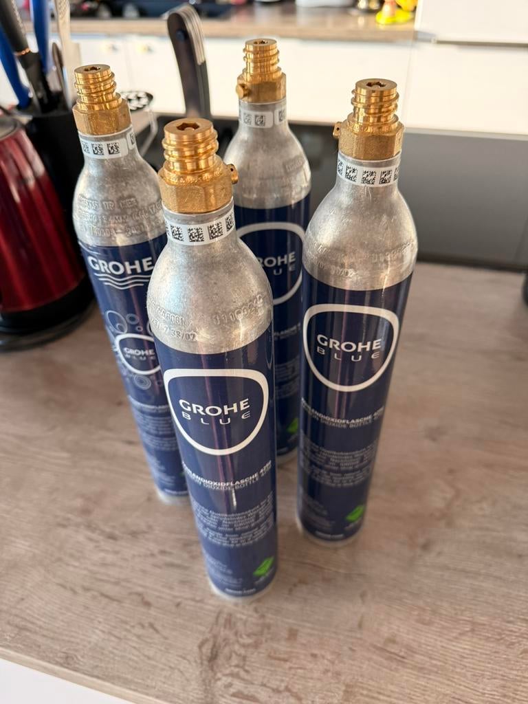 Lege Grohe blue home gasflessen, Ophalen of Verzenden