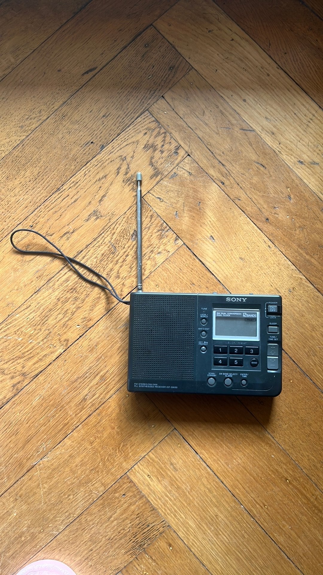 Sony ICF-SW30 Wereldontvanger–Compacte Vintage Radio–Werkend, Enlèvement, Comme neuf, Radio