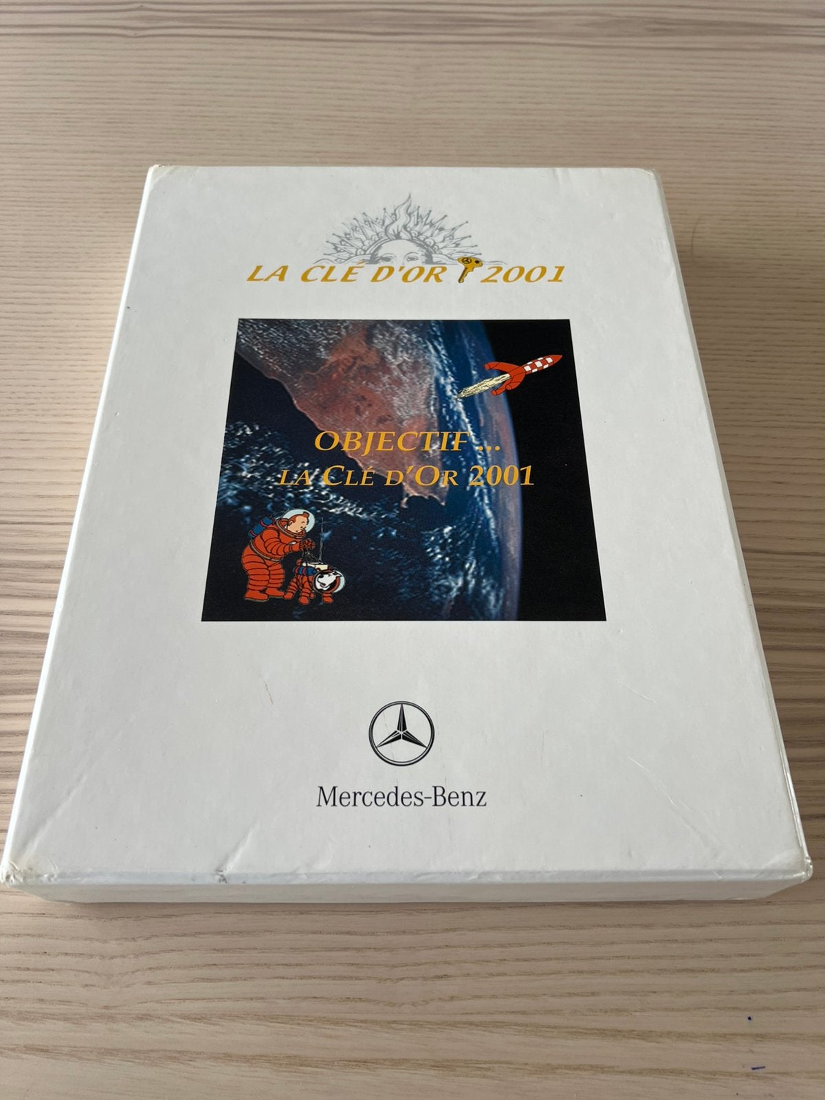 Kuifje spel van Mercedes benz 2001, Enlèvement ou Envoi, Tintin, Utilisé, Livre ou Jeu