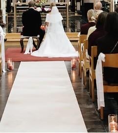 Loper trouw ceremonie of kerk, Ophalen, Zo goed als nieuw, Versiering
