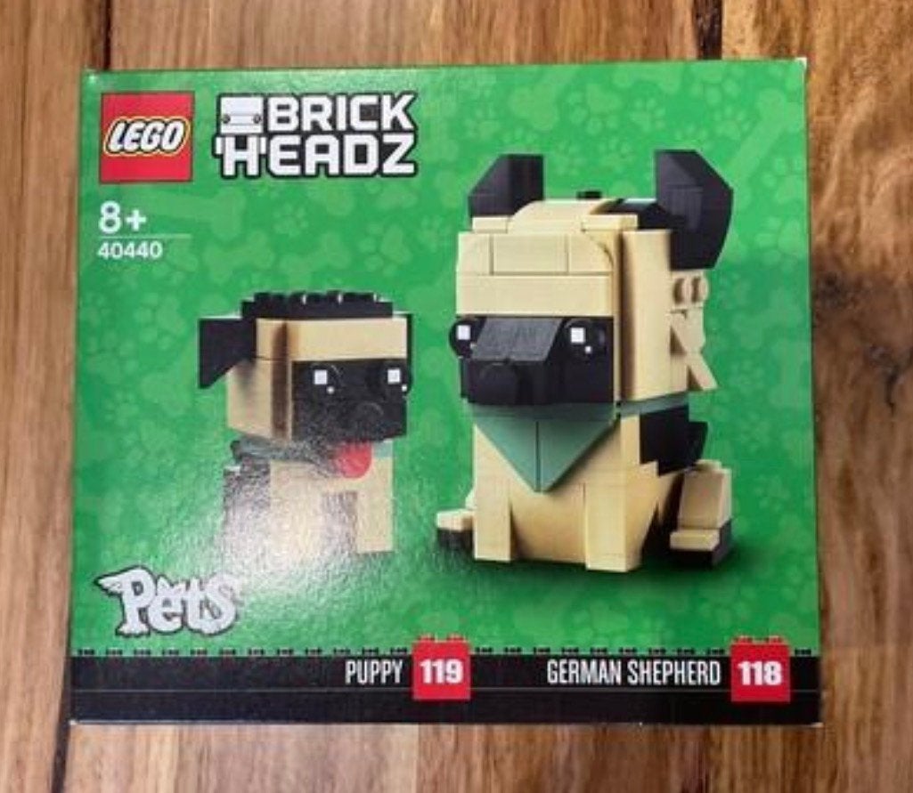 LEGO 40440 German Shepherd & Puppy – Verzegeld, BrickHeadz, Lego, Nieuw, Ophalen of Verzenden