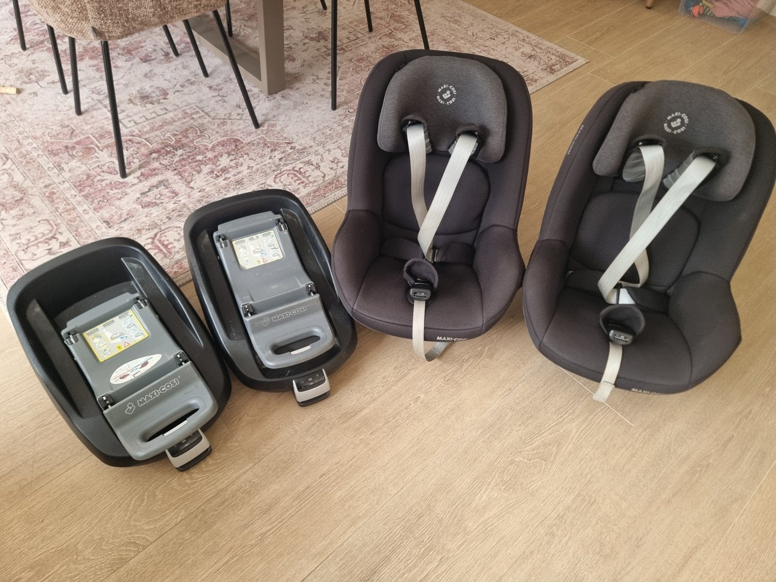 2x Maxi-Cosi Pearl autostoel met Isofix base, Mode veille, Comme neuf, Enlèvement, Isofix