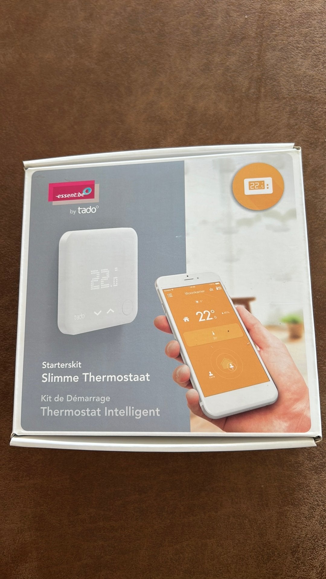 Tado bedrade slimme thermostaat, Bricolage & Construction, Thermostats, Enlèvement, Thermostat intelligent, Comme neuf