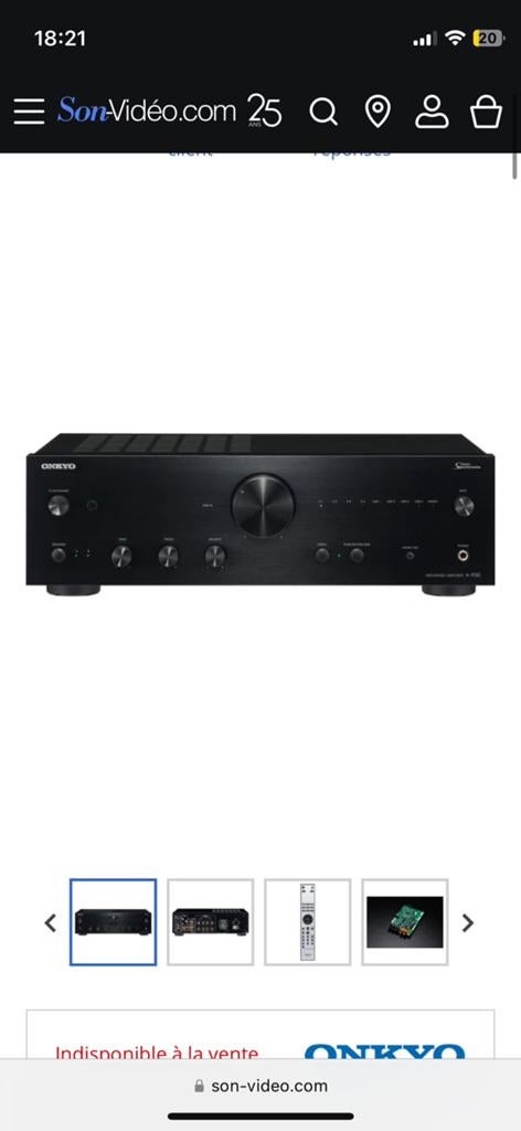 Onkyo A-9150, Enlèvement, Stéréo, Onkyo