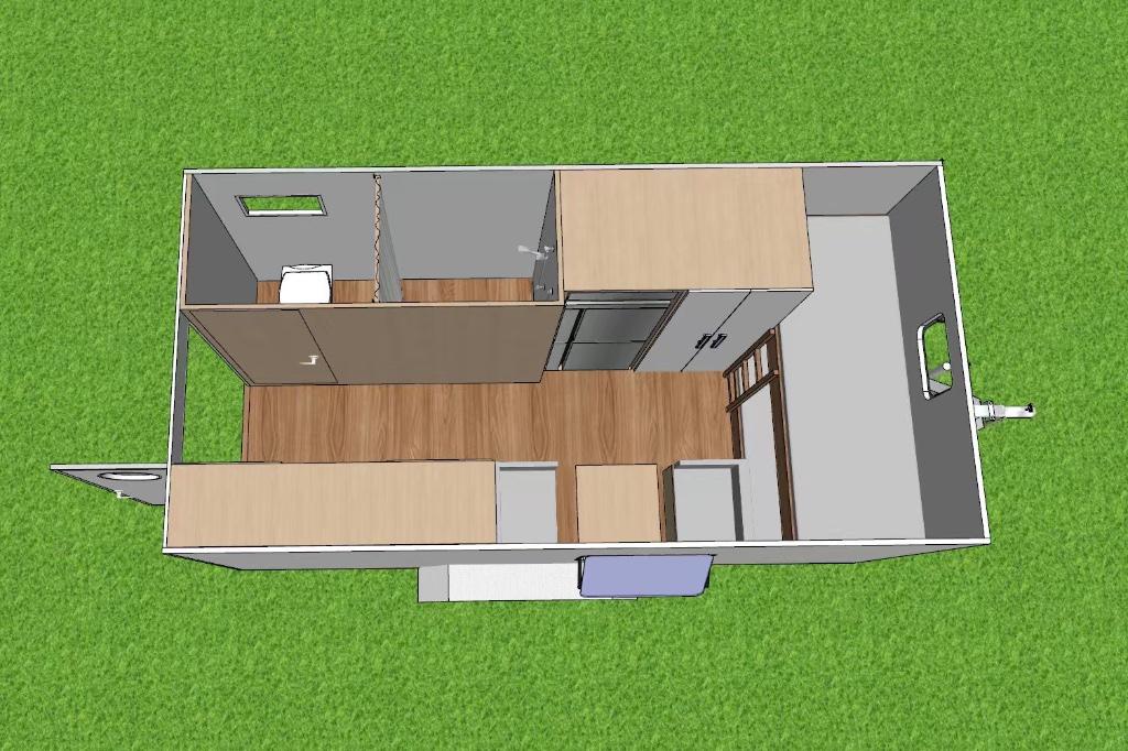 Splinternieuwe Caravan 430 x 200 nog niet in België, Standaardzit, 2 aparte bedden, Tot en met 2, 750 - 1000 kg