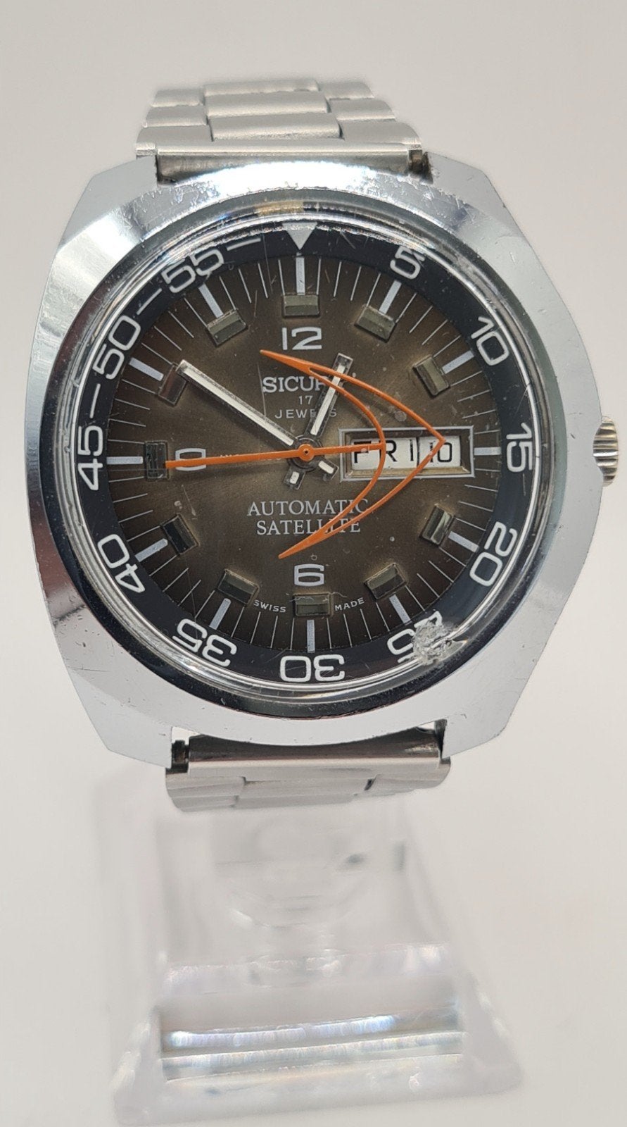 Sicura Satelite automatic, Bijoux, Sacs & Beauté, Montres | Hommes, Enlèvement ou Envoi, Breitling