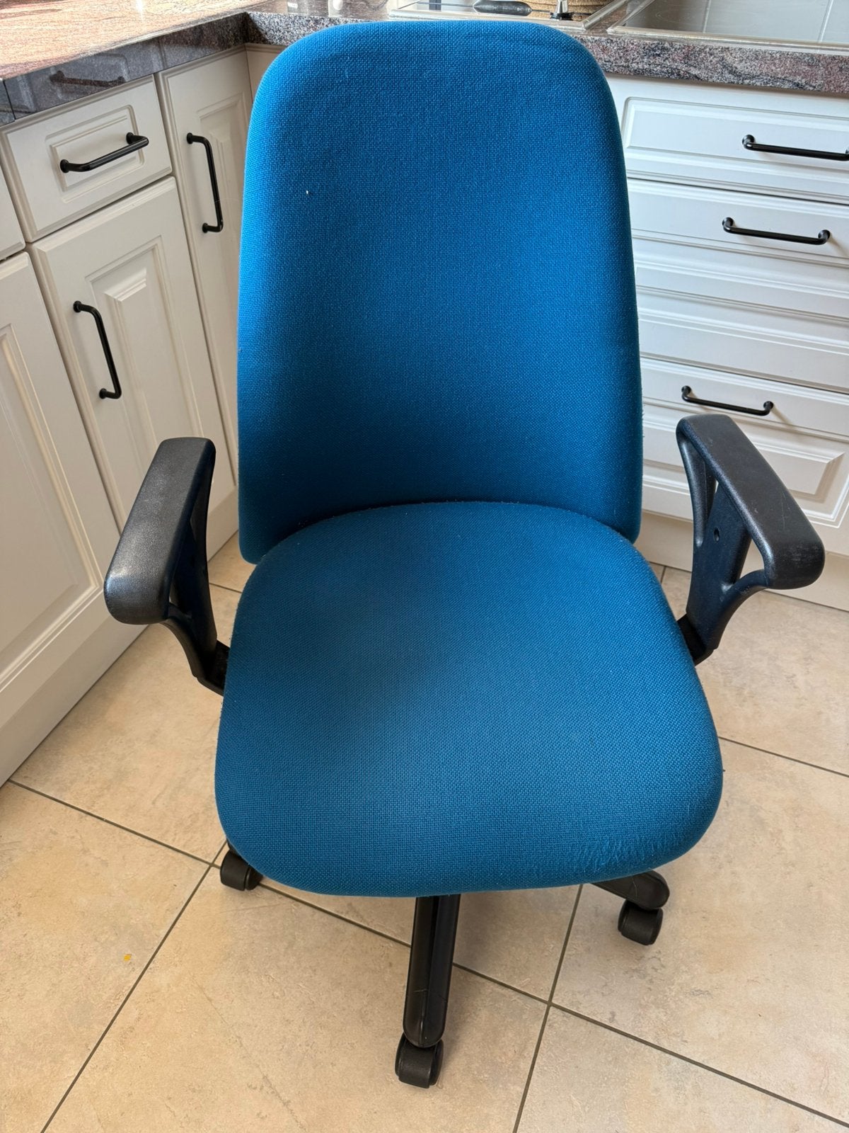 Bureelstoel, Huis en Inrichting, Ophalen, Zo goed als nieuw, Blauw