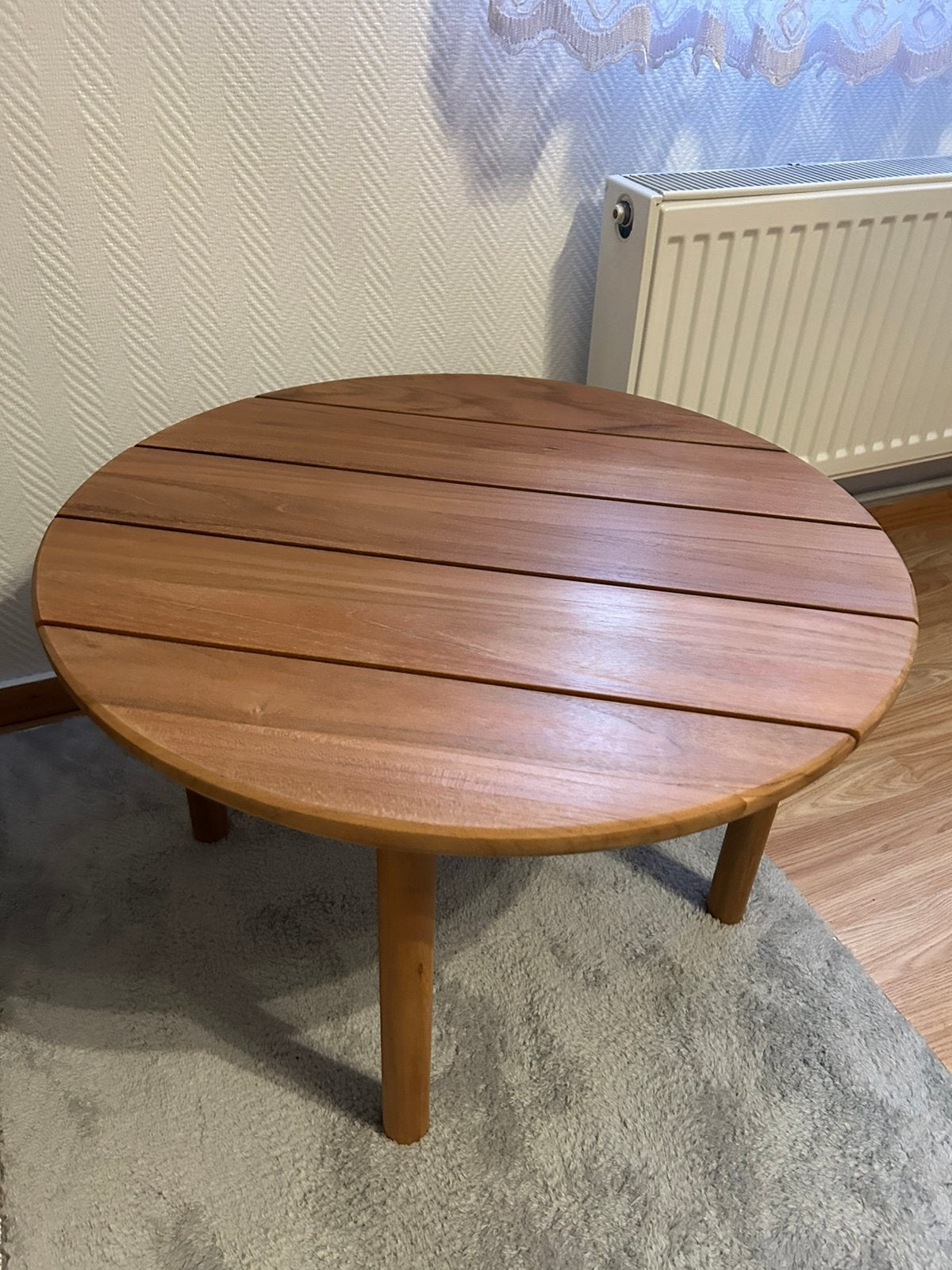 Ethnicraft oudoor Quatro bijzettafel teak, Huis en Inrichting, Tafels | Salontafels, Ophalen, 50 tot 100 cm, Design, 50 tot 100 cm