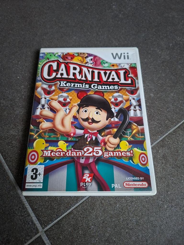 Wii spel Carnival Kermis Games, Games en Spelcomputers, Puzzel en Educatief, Gebruikt, Ophalen of Verzenden, 3 spelers of meer