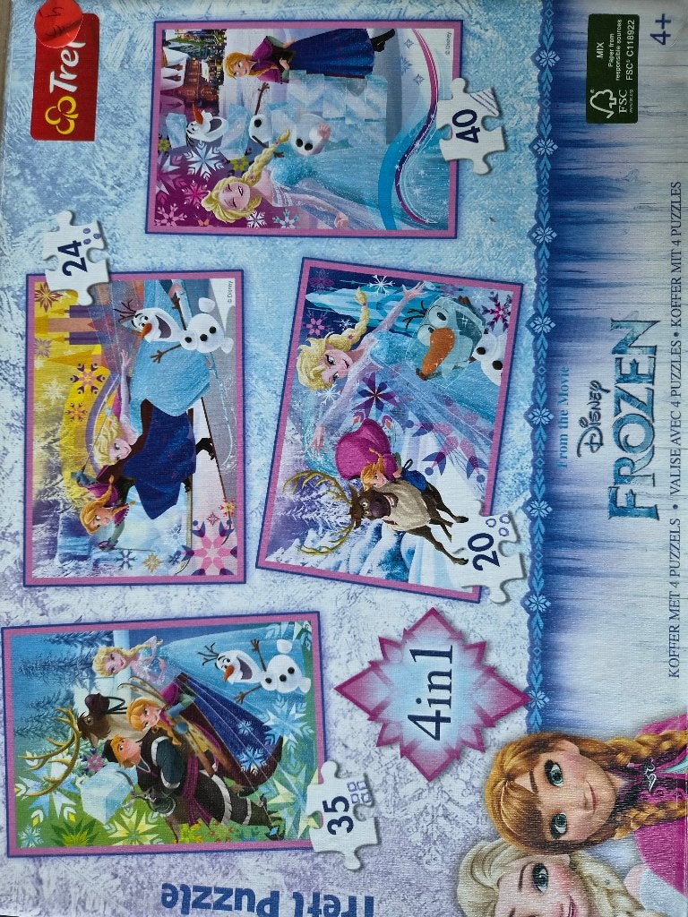 Puzzel frozen disney, Ophalen