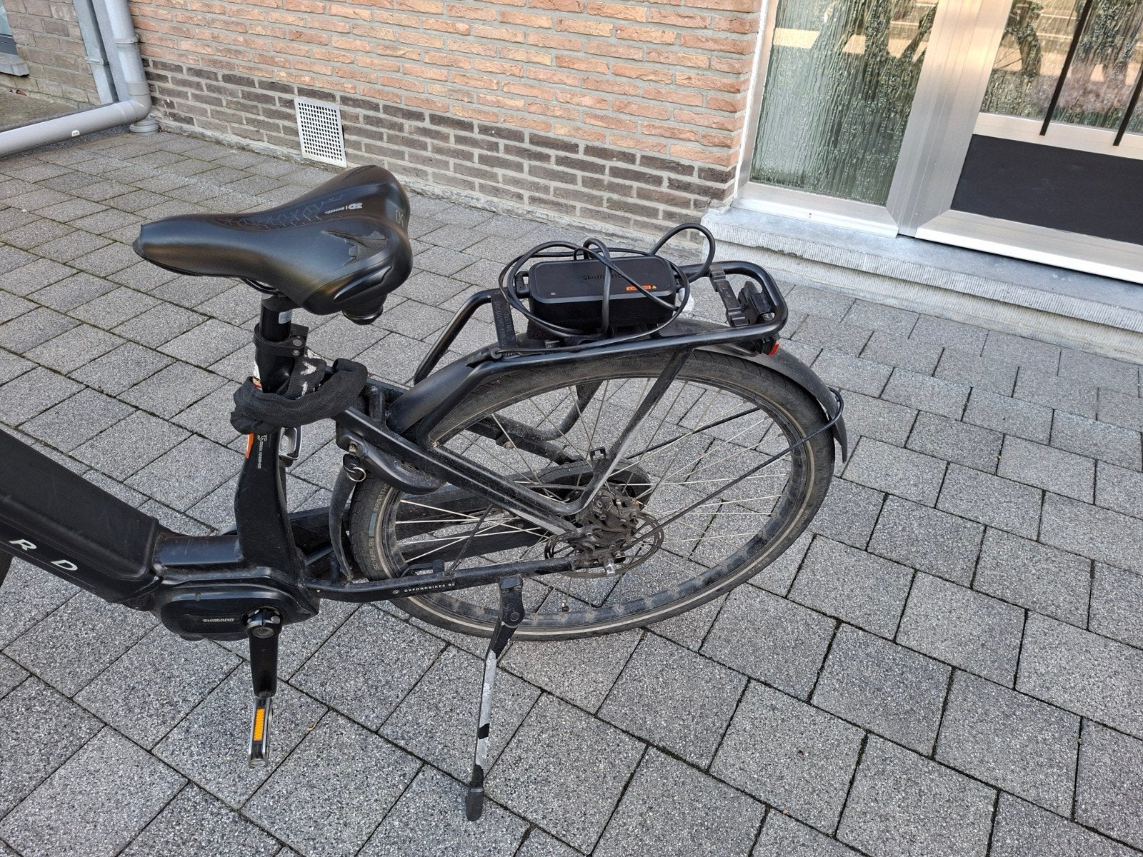 donker grijze elektrische fiets te koop, Ophalen, Gebruikt, Oxford