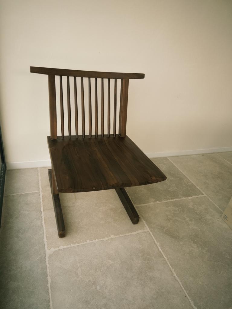 Manner of Nakashima stoel, Georges Nakashima, Huis en Inrichting, Stoelen, Ophalen, Zo goed als nieuw