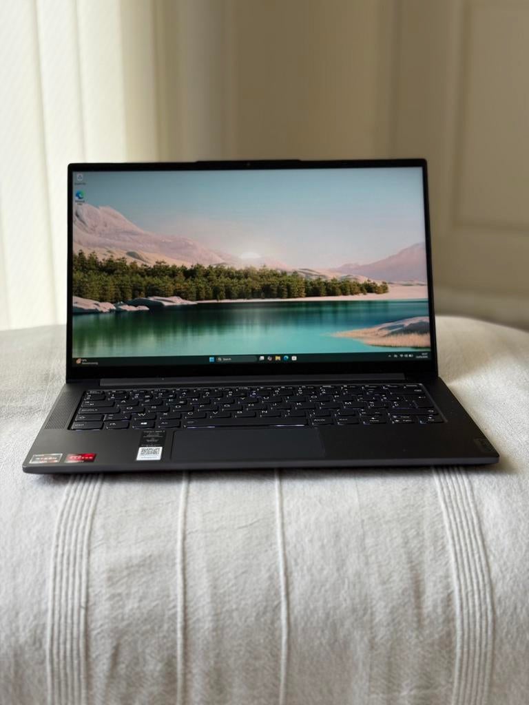 Lenovo Yoga Slim 7 14", ryzen5-4600U, 16 RAM, 500 SSD, azrty, Computers en Software, Windows Laptops, Gebruikt, 14 inch, SSD, 3 tot 4 Ghz