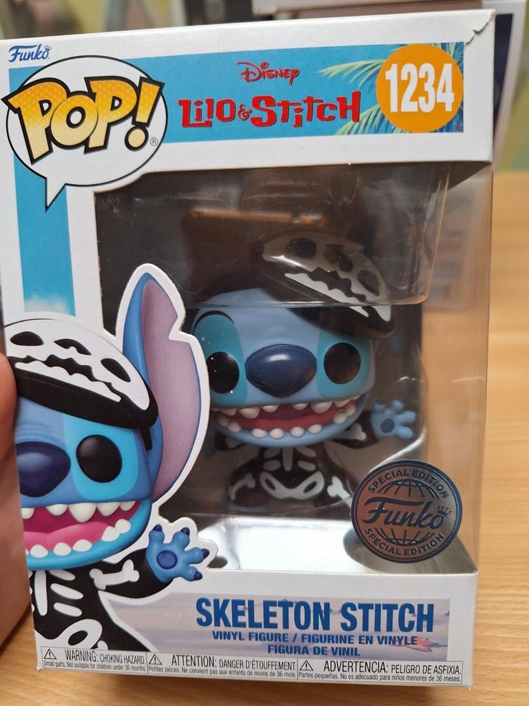 Figurine Pop " Stitch" squelette., Enlèvement ou Envoi