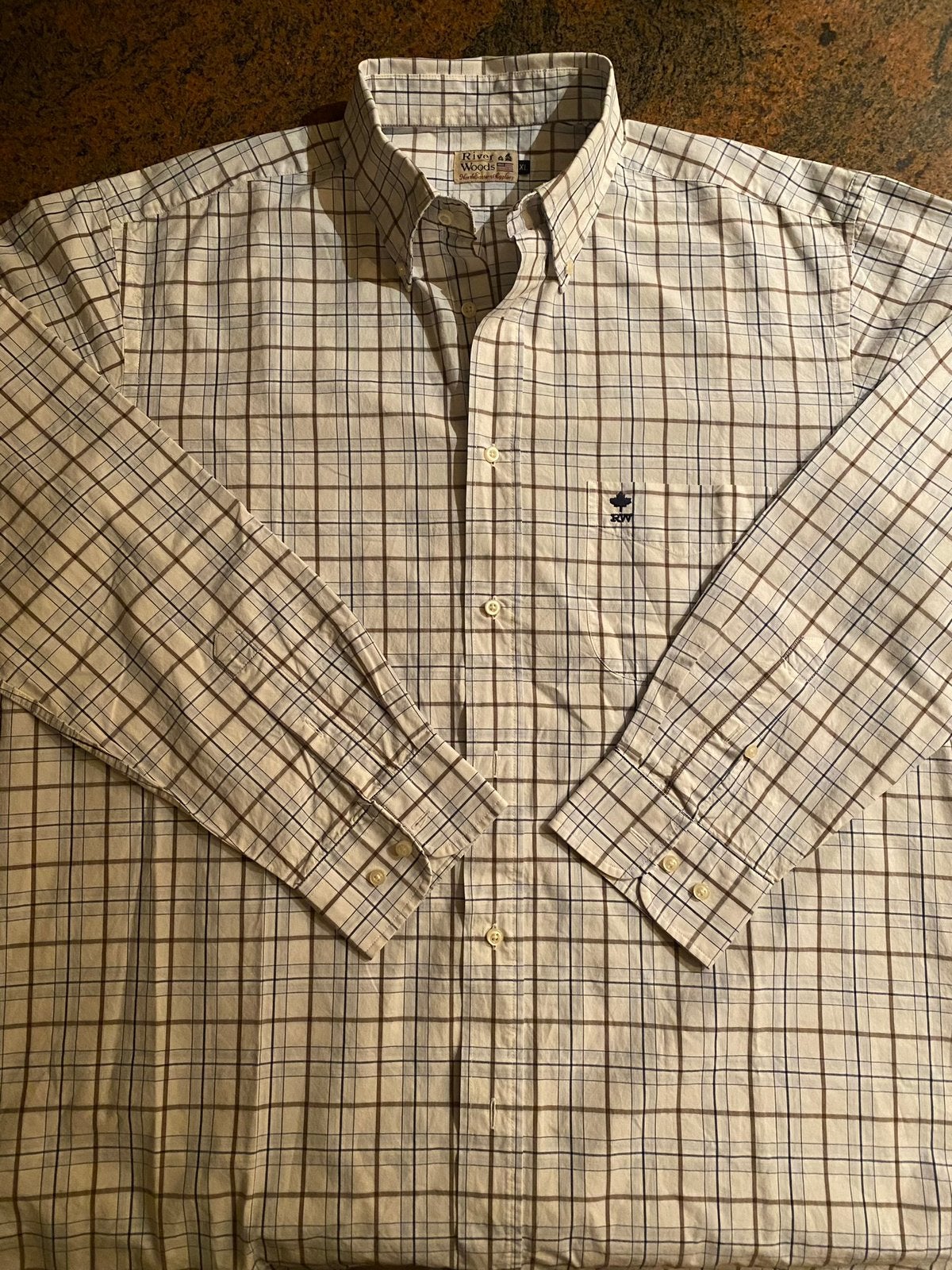 ❤️ VADERDAGCADEAU❤️ RIVER WOODS Mt XL PRACHTIG HERENHEMD, Kleding | Heren, Overhemden, Ophalen of Verzenden, Nieuw