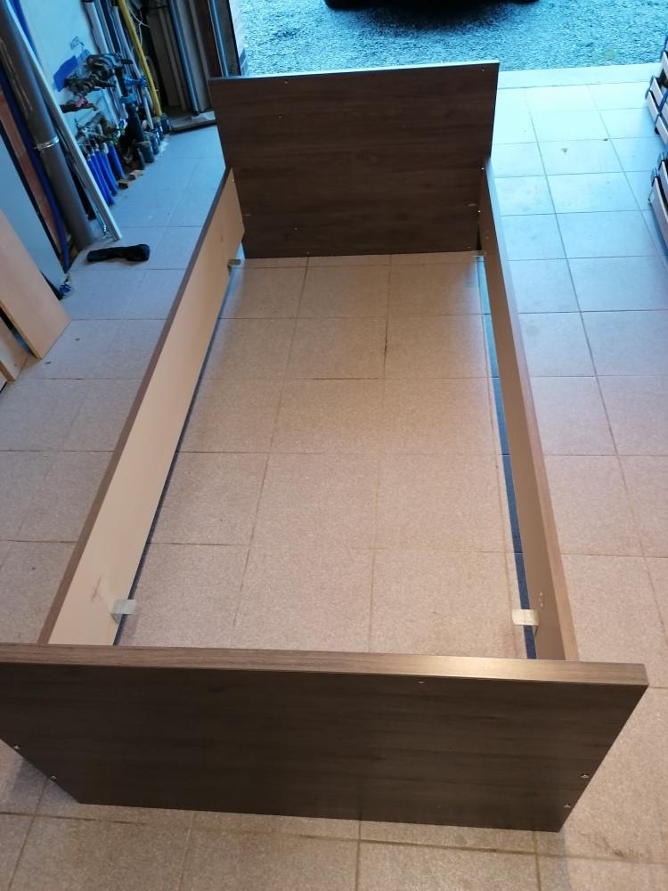 Eenpersoonsbed, Ophalen, 90 cm, Eenpersoons, Zo goed als nieuw