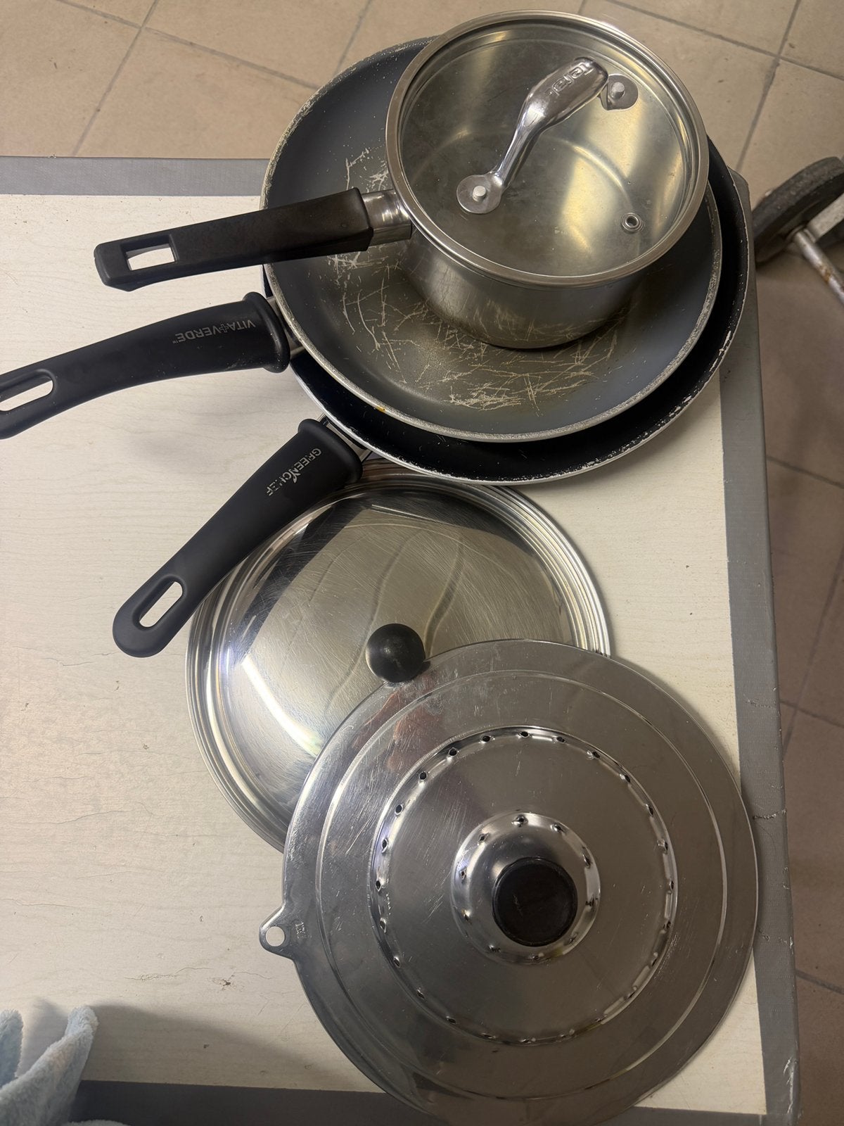 Gratis afhalen, Huis en Inrichting, Ophalen, Gebruikt, Overige materialen, Koekenpan