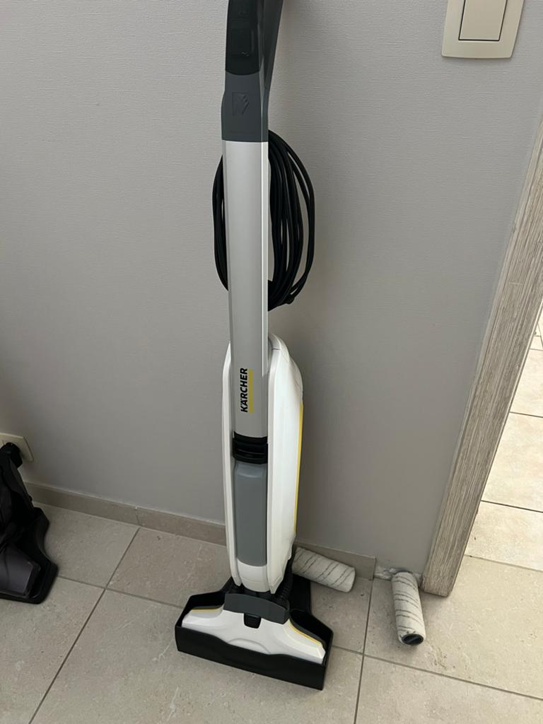 Karcher dweil stofzuiger, Ophalen