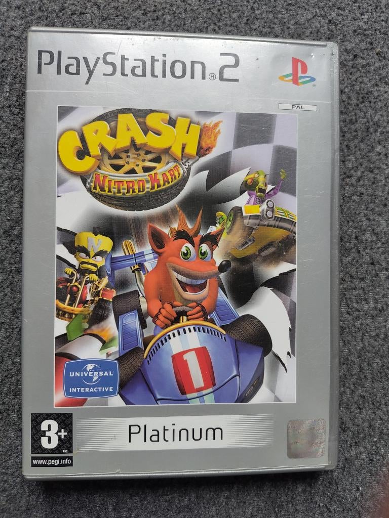 Crash Nitro Kart PS2 game, Games en Spelcomputers, Gebruikt, Racen en Vliegen, 2 spelers, Eén computer