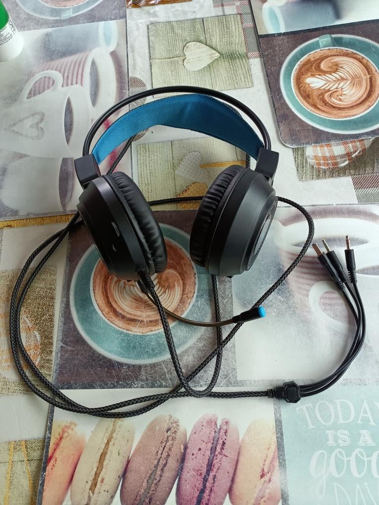 Casque audio, Computers en Software, Headsets, Gebruikt, Bedraad, Inklapbare microfoon, Volumeregelaar, Ophalen of Verzenden