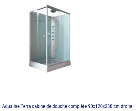 CABINE DE DOUCHE NEUVE 120X90X230 DROITE, Bricolage & Construction, Sanitaire, Enlèvement, Neuf, Verre, Douche