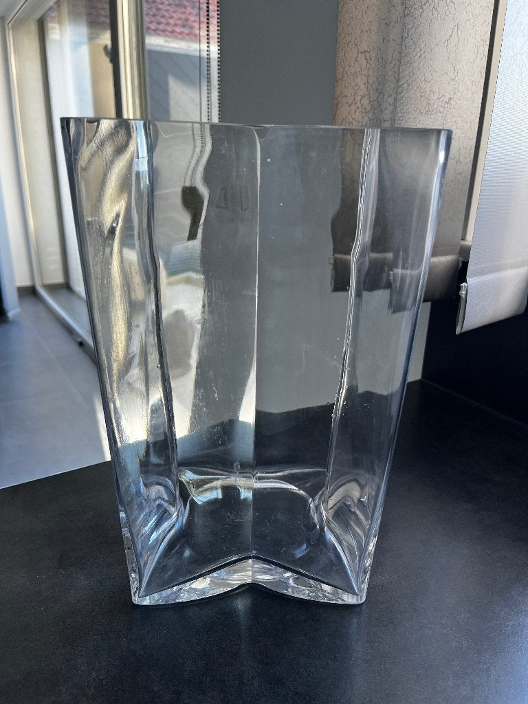 Vase Ikea, Transparent, 30 cm, Comme neuf, Verre