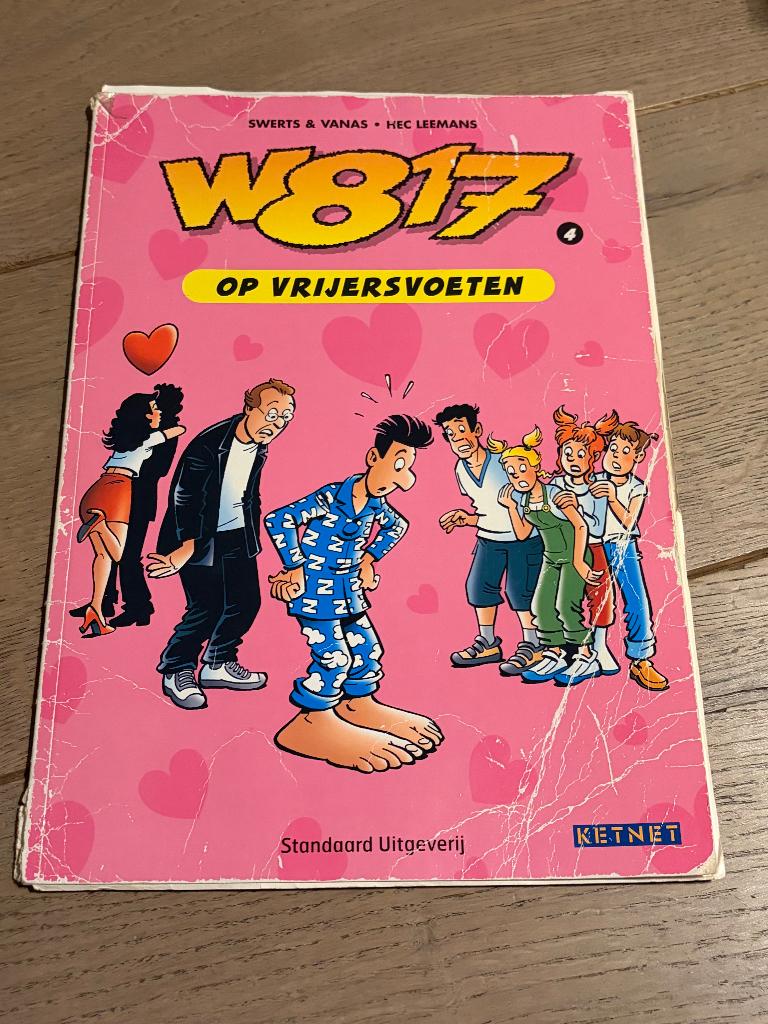 W817 - 4 - Op vrijersvoeten, Eén stripboek, Ophalen of Verzenden, Gelezen