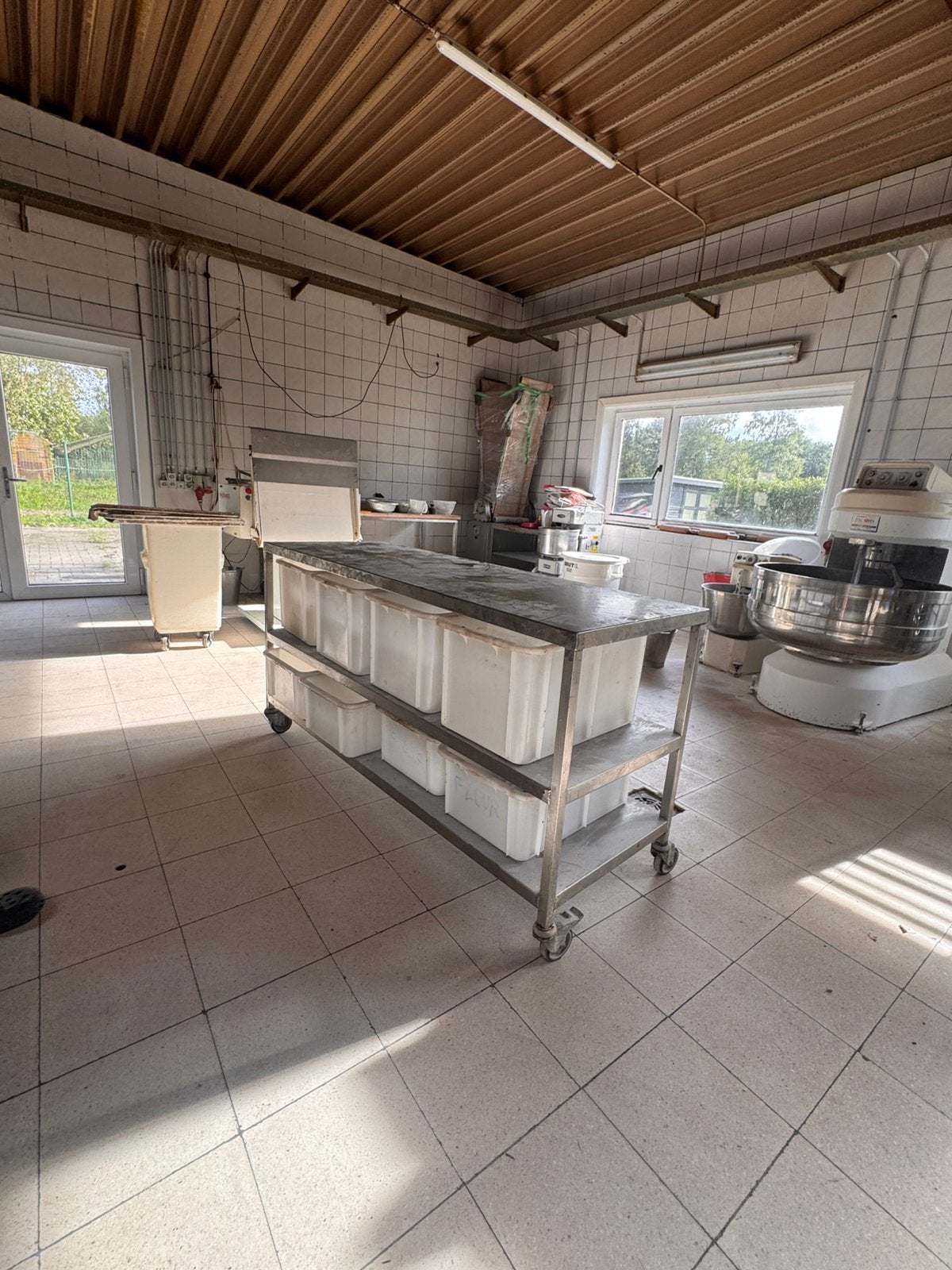 Werkbank met opslag bakken bakkerij, Doe-het-zelf en Bouw, Ophalen, Gebruikt