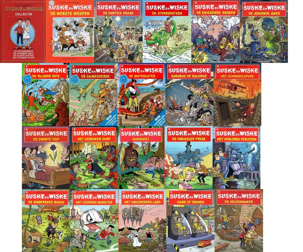 Suske en Wiske: 24 strips, Meerdere stripboeken, Ophalen, Zo goed als nieuw