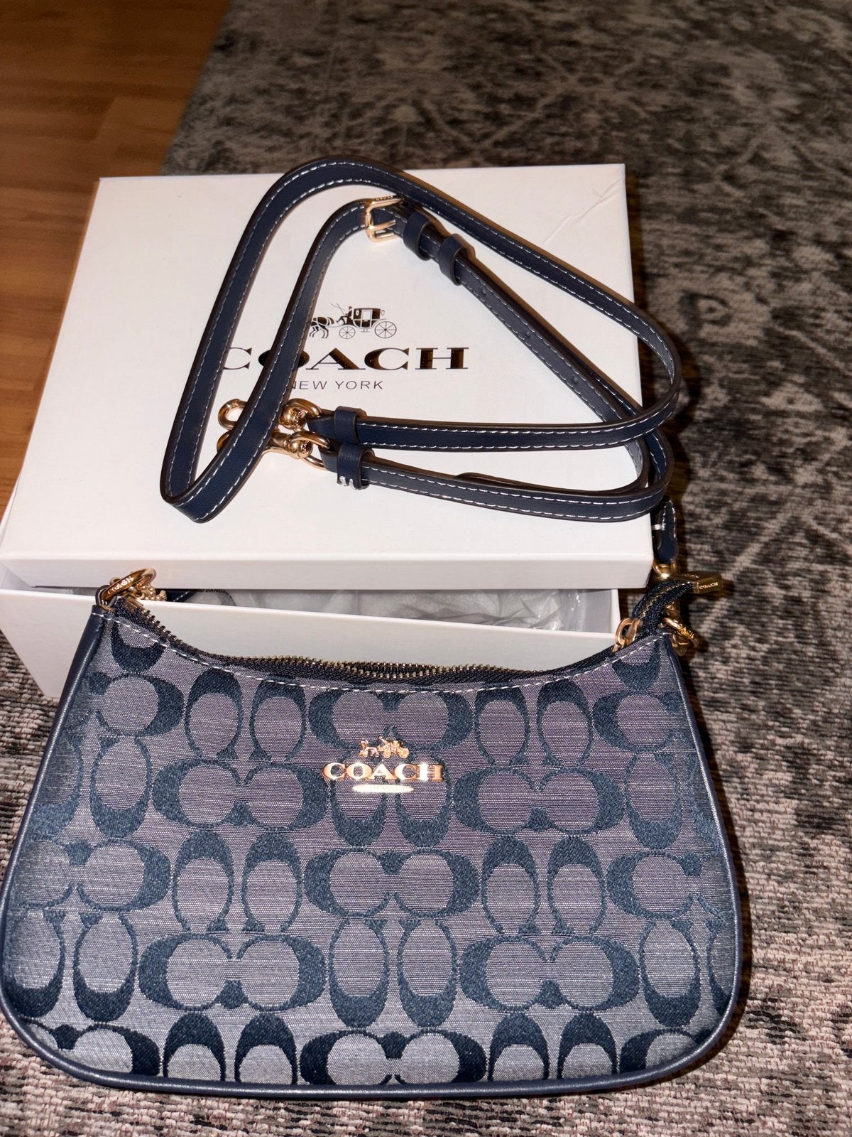 Coach tas, Ophalen of Verzenden, Nieuw, Blauw, Handtas