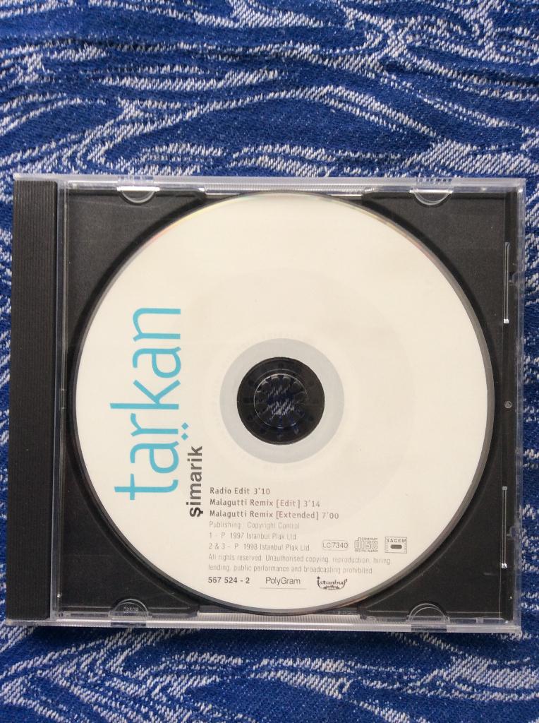 TARKAN. (VERGELIJKBAAR)., Cd's en Dvd's, Cd Singles, Verzenden, Zo goed als nieuw