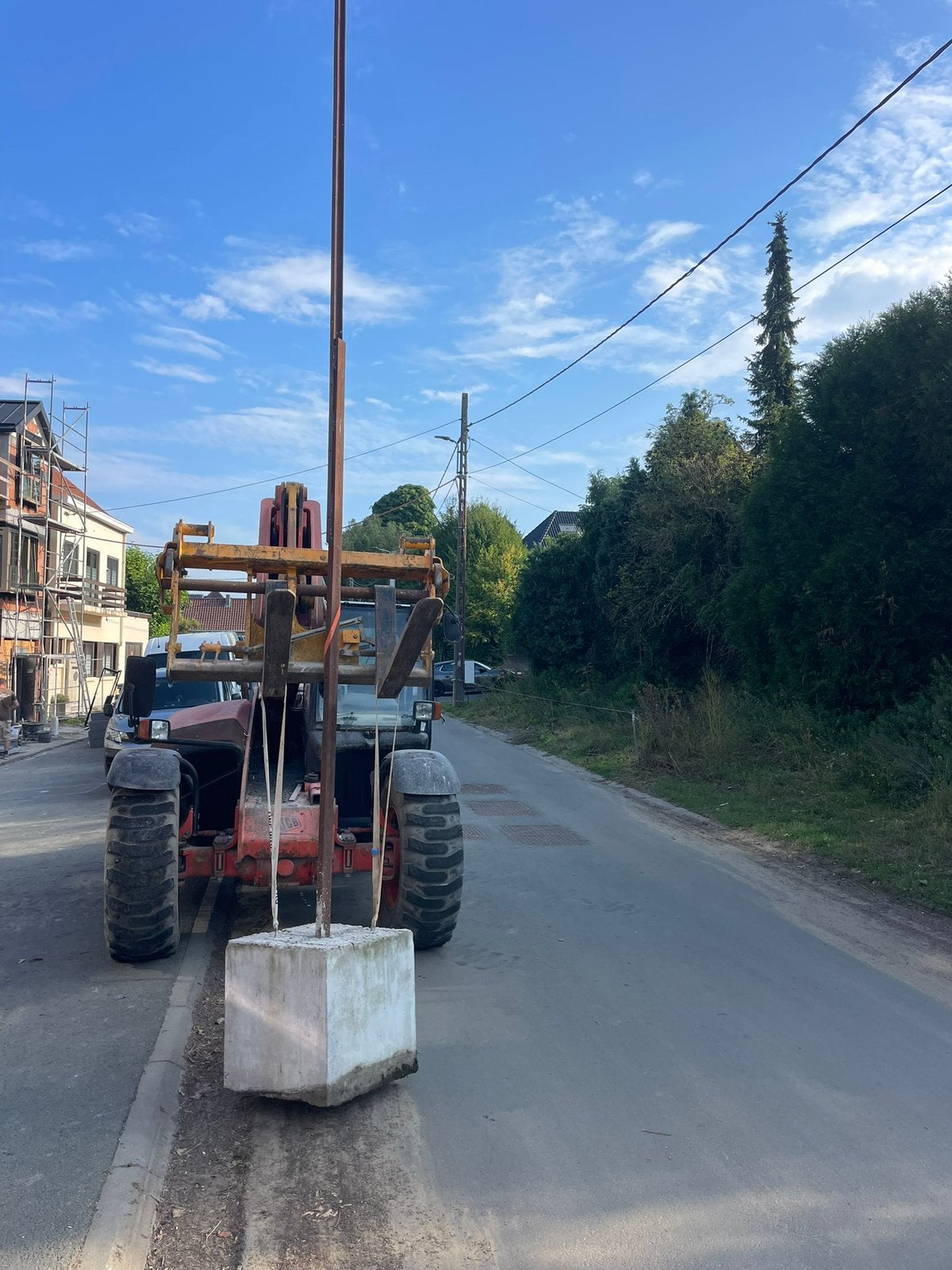 Poteau de chantier, Bricolage & Construction, Enlèvement, Comme neuf