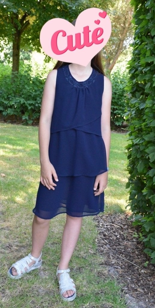 Robe Terre bleue, 14 ans, TERRE BLEU., Robe ou Jupe, Enlèvement ou Envoi, Comme neuf