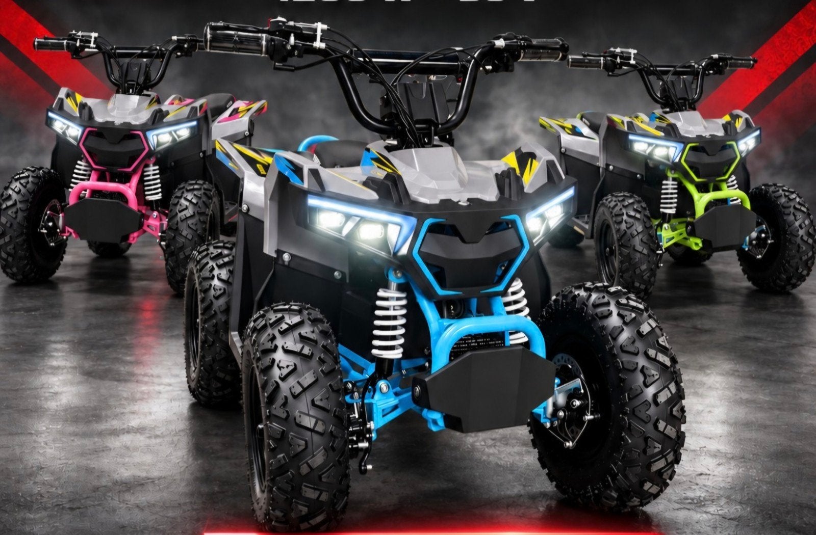LARGE GAMME DE MINI-CROSSERS, DE QUADS ET DE VÉLOS ÉLECTR