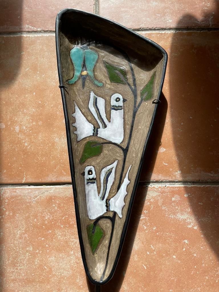 Grand plat Odette Dijeux, Antiquités & Art, Antiquités | Céramique & Poterie, Enlèvement ou Envoi