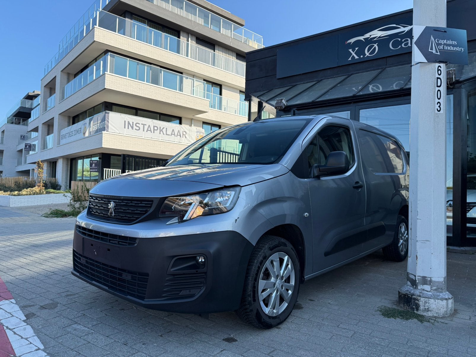 Peugeot Partner | Automaat | Benzine | 55.534Km | 2021 | Btw, Auto's, Stof, 1199 cc, Zilver of Grijs, 3 deurs