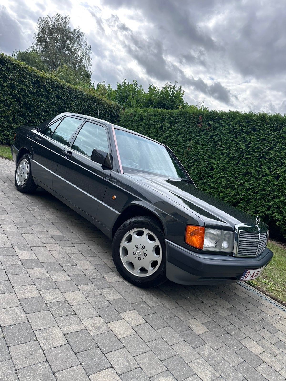 Mercedes 190E W201/2.0/‘93/137.000 Km/Oldtimer/Nieuwstaat, Auto's, Zwart, Mercedes-Benz, Berline, Particulier