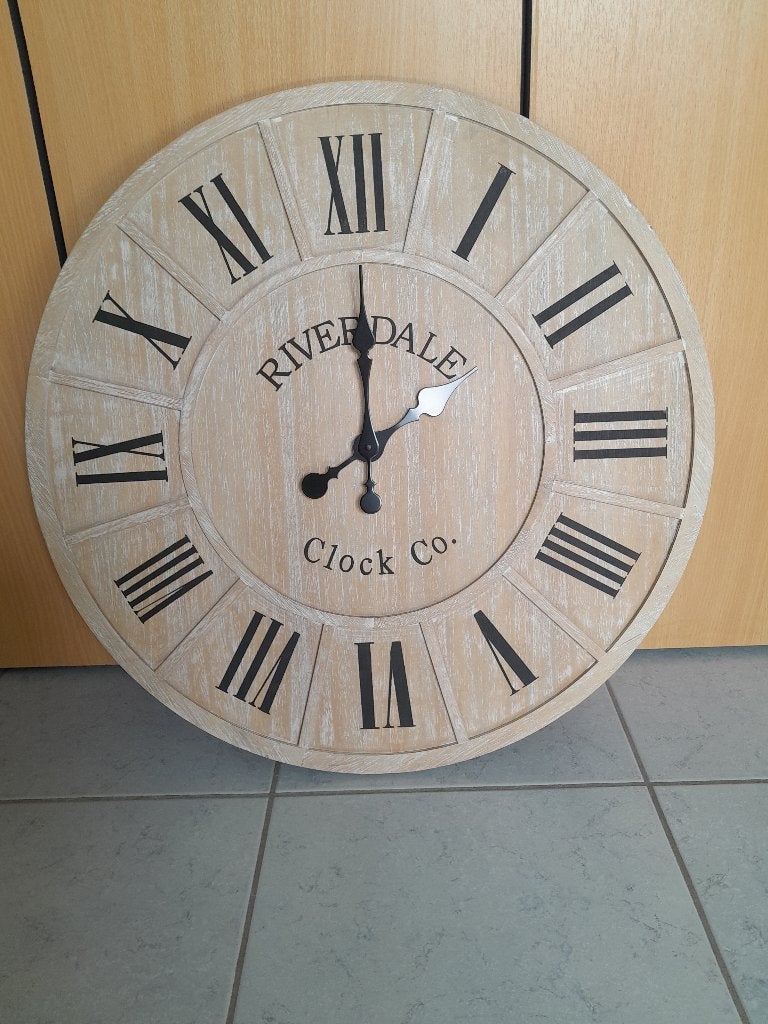 Riverdale klok, Ophalen, Zo goed als nieuw, Analoog, Wandklok