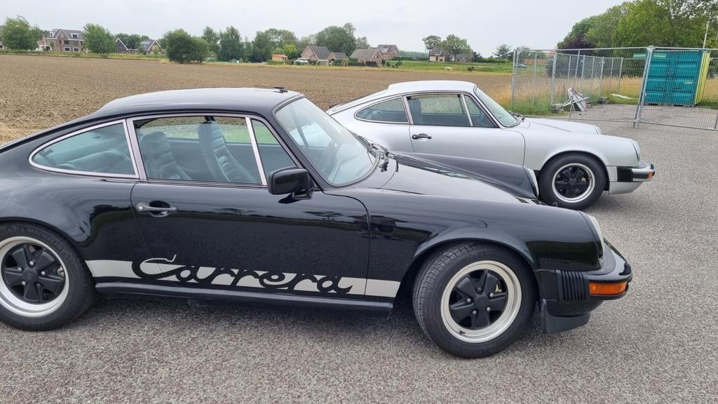 Porsche 911 Carrera 3.0, Auto's, Porsche, Achterwielaandrijving, Zwart, Zwart, Handgeschakeld