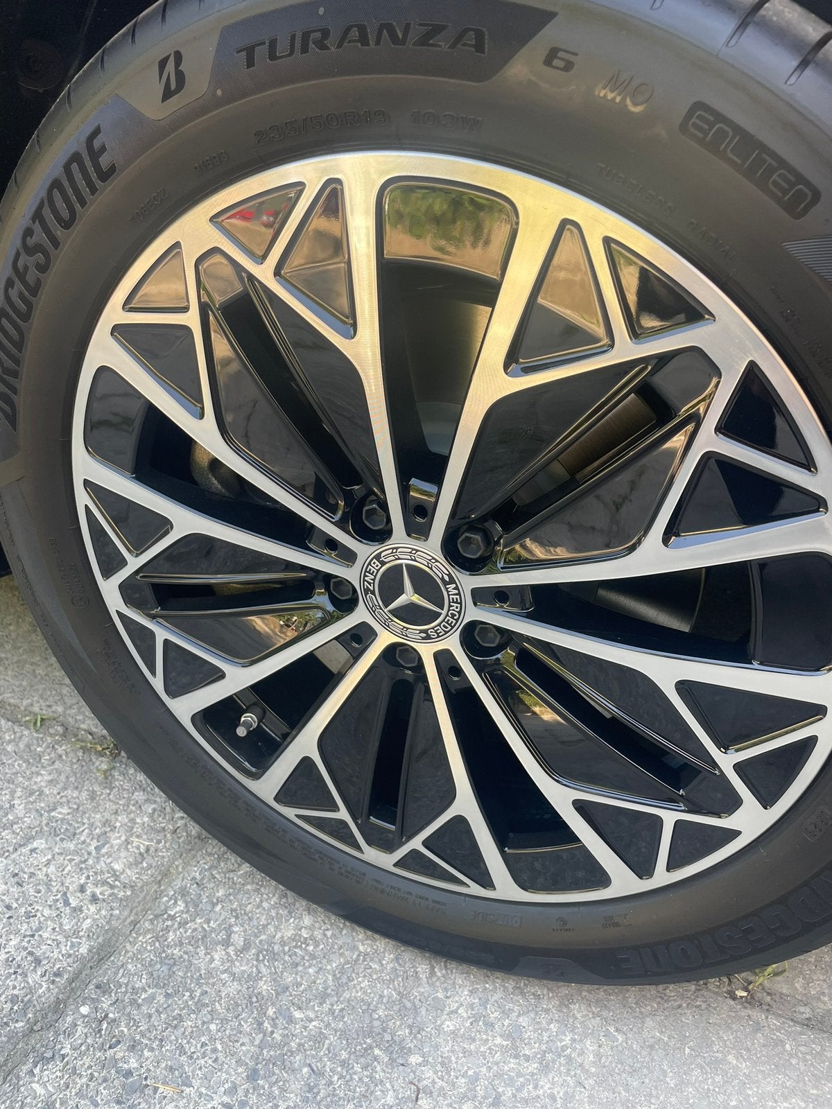 4 roues Mercedes GLB 19 pouces–Jantes d’origine+pneus, Autos : Pièces & Accessoires, Enlèvement, 19 pouces, Pneu(s)